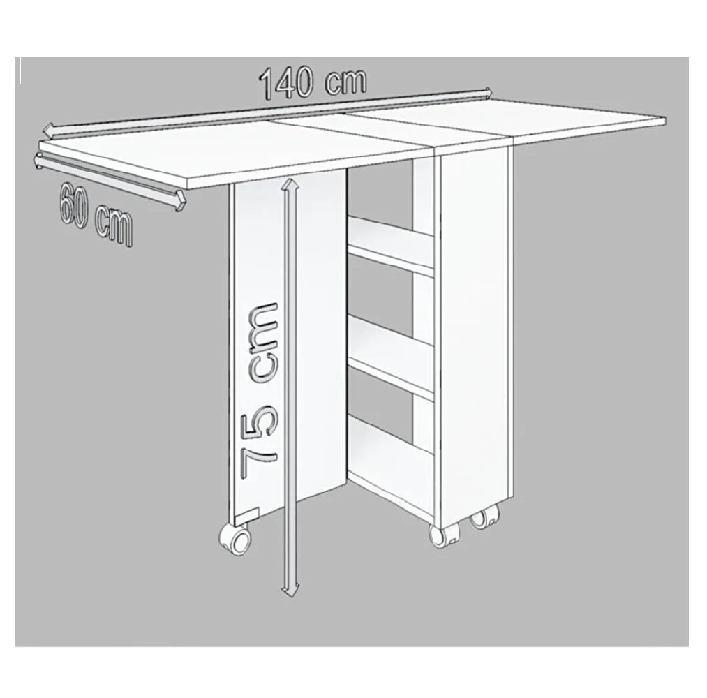 Practical Folding Dining table Taลinabilir Portable Multifunction Home Kitchen Accessories Furniture Living Room Smart Life