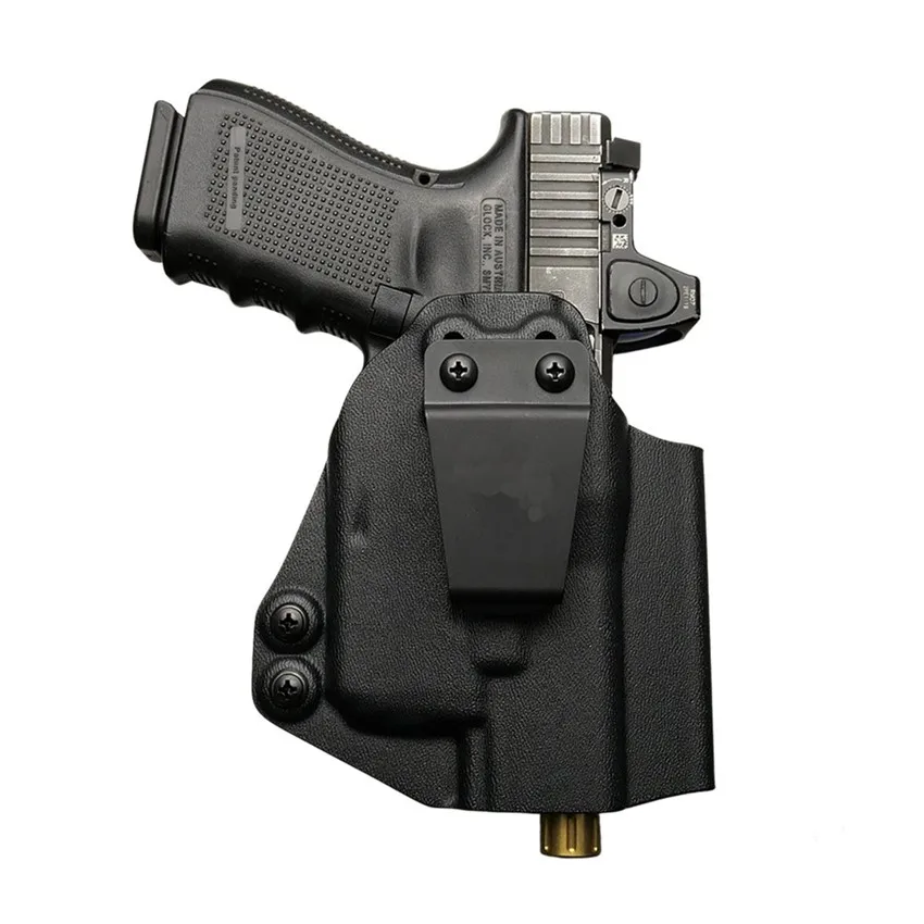 Inside The Waistband IWB Kydex Holster for Glock G 19 19X 23 25 32 45 Gen 3 4 5 with Streamlight TLR 6 Flashlight 100 Lumen