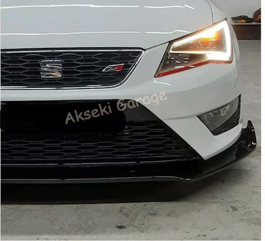 Front Bumper Attachment Lip For Seat Leon MK3 MODELS 2013-2017-Auto Styling Car Accessories Modified Universal Spoiler Modified