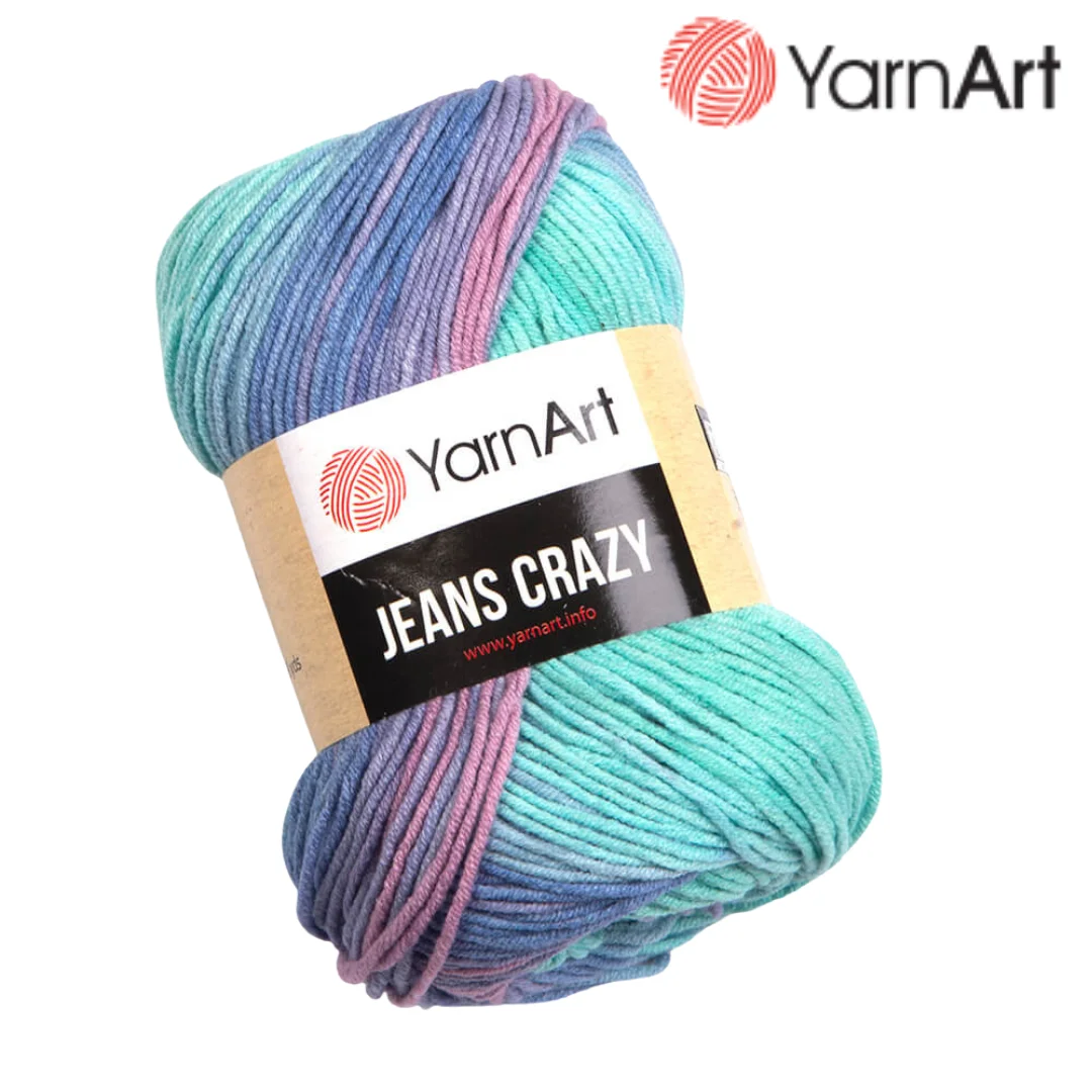 Yarnart Jeans Crazy Soft Cotton Yarn for Hand Knitting Crochet Thread DIY Amigurumi Knitwear Cardigan Sweater Shawl Home Textile