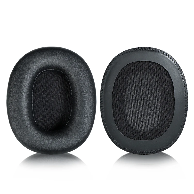 Cuscinetti di ricambio cuscinetti per le orecchie cuscini copertura per Marshall Monitor 1.0 / 2.0 / ANC cuffie cuffie spugna in pelle 1 paio nero