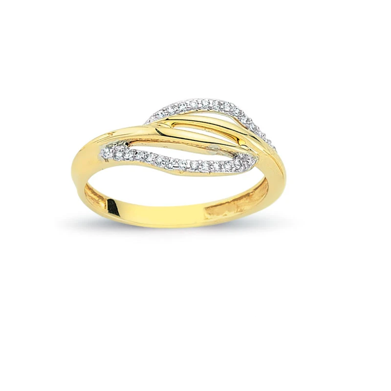 14K Solid Gold Designer Ring for Women