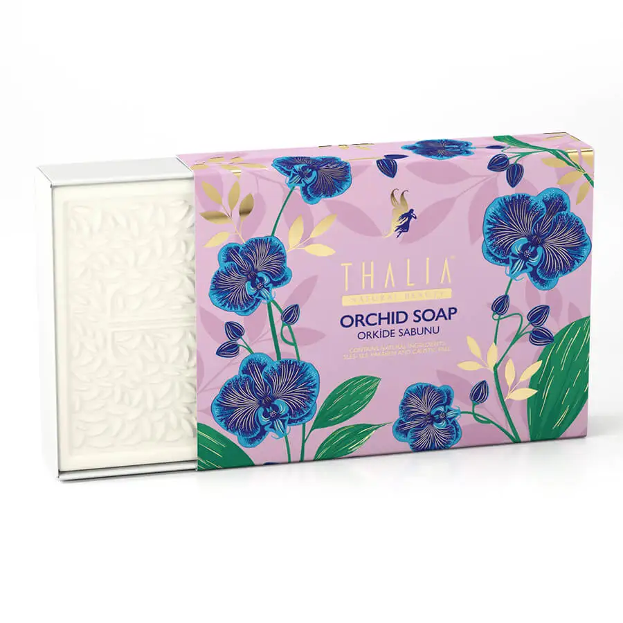 Thalia Anti-Aging Natural Solid Soap with Orchid Flower Extract - 150 gr.