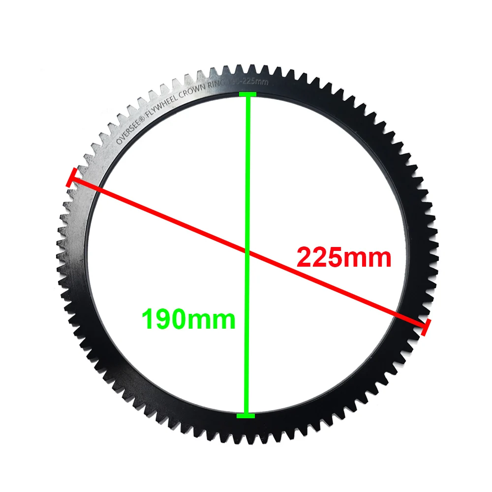 66T-85550-00 Flywheel Crown Gear Ring For YAMAHA E40X Outboard Motor 40HP 2 Stroke Also Fits Parsun 190-225mm