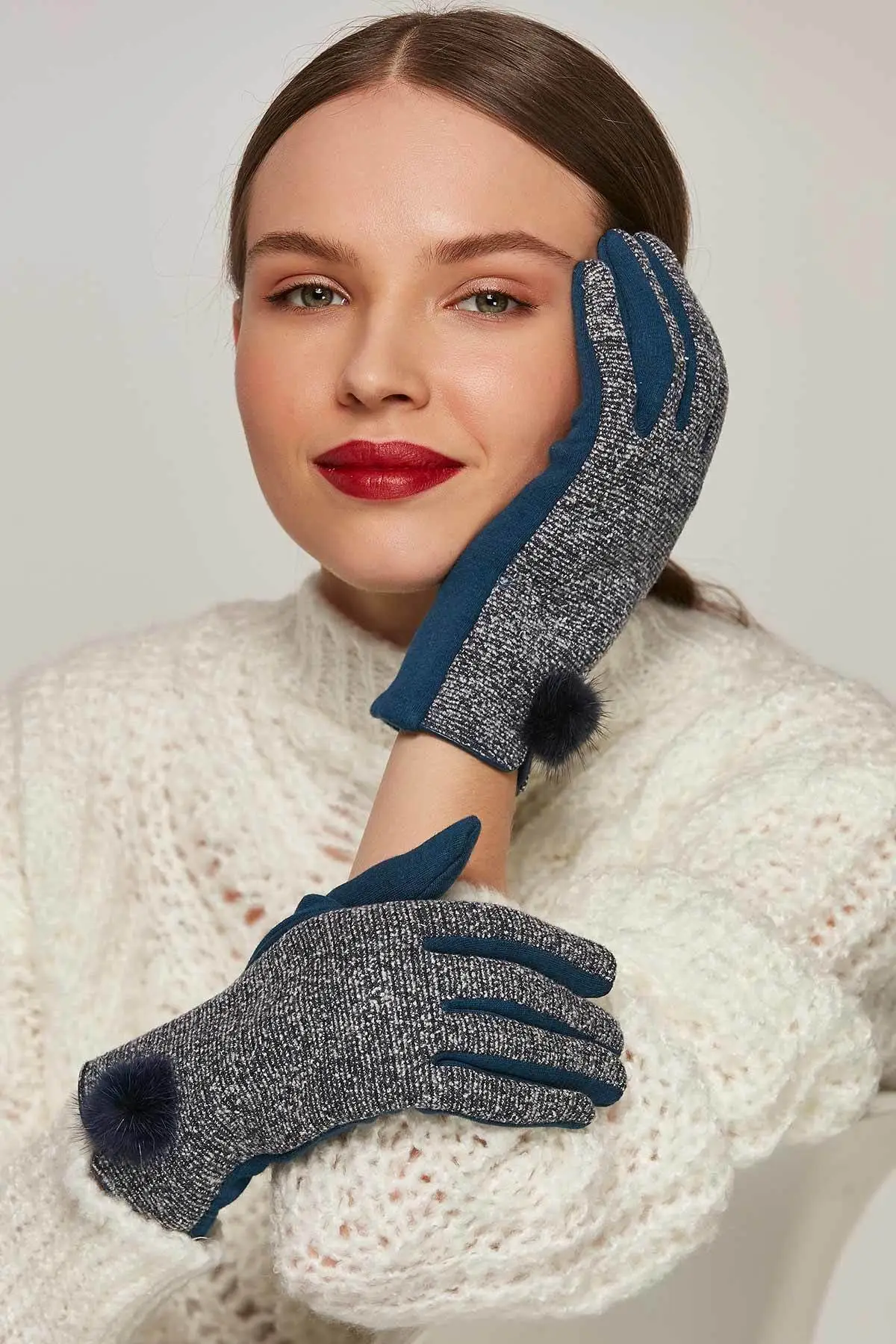 Women's Pattern Polarized In Winter Gloves C19W-K8250-4