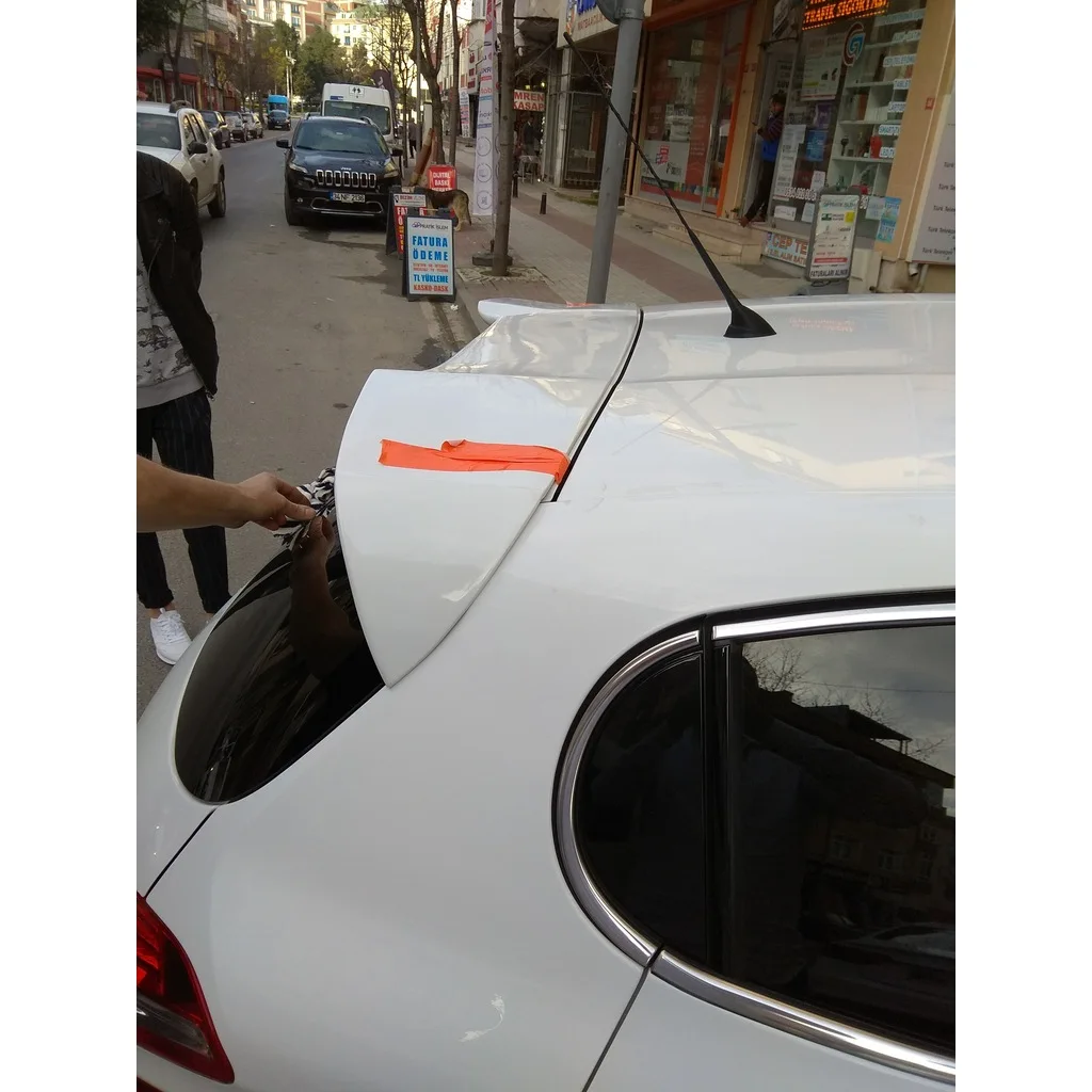 Spoiler For Peugeot 208  2012 - 2019 ----Modify Stylish Hot Extension Tuning Auto Accessory Universal Car Antenna Flaps Ornament