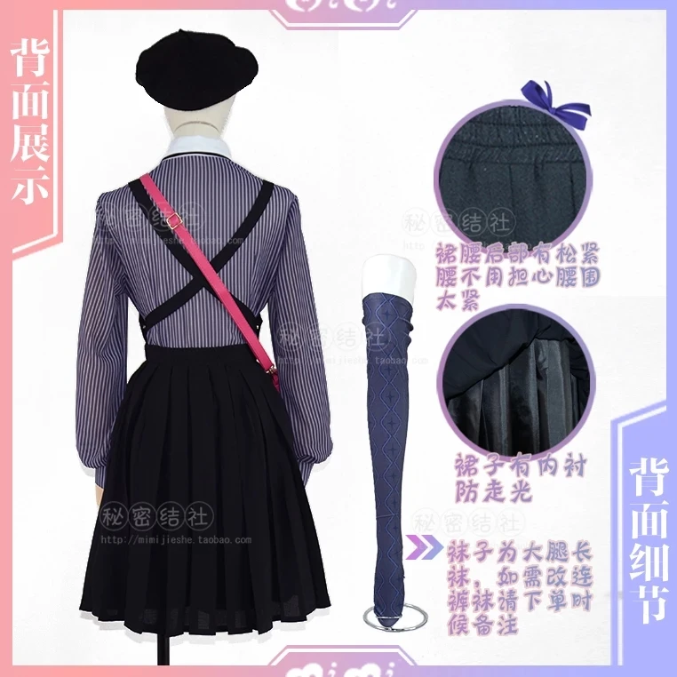 COS-HoHo-Anime Vtuber Hololive traje cosplay para mulheres, terno de jogo ninja, lindo uniforme, roupa de festa de Halloween, vestido diário