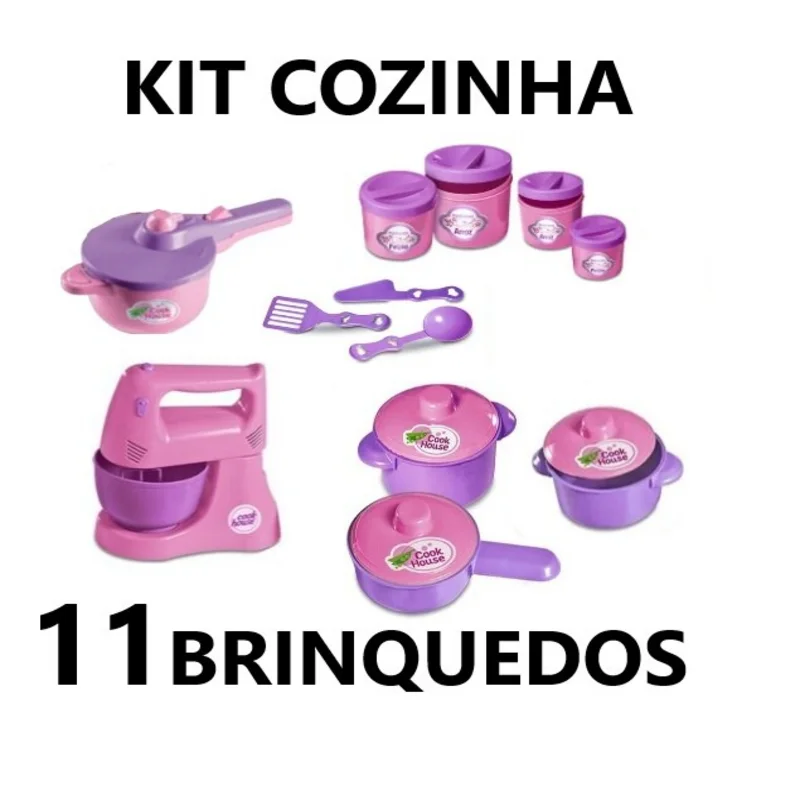 Altimar Children's Kitchen Kit 11 Toys Mixer Pots Cookware Educational Toys For Children