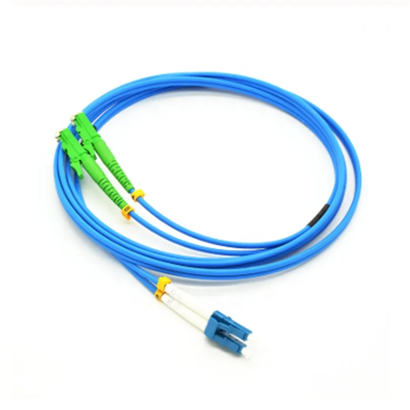 Imagem -03 - Blindado E2000-lc Upc Cabo de Remendo Fibra Óptica Jumper sm Cabo Óptico 3.0 mm Fibra Optica Ftth Único Modo Duplex Peças Lote