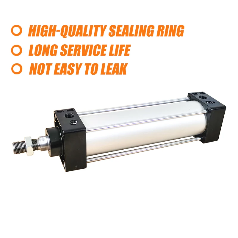 SC 32 40 50 63 Bore Pneumatic Air Cylinder Piston 50 75 100 150 200 300 400 500 600 800 1000mm Stroke Double Acting Cylinders