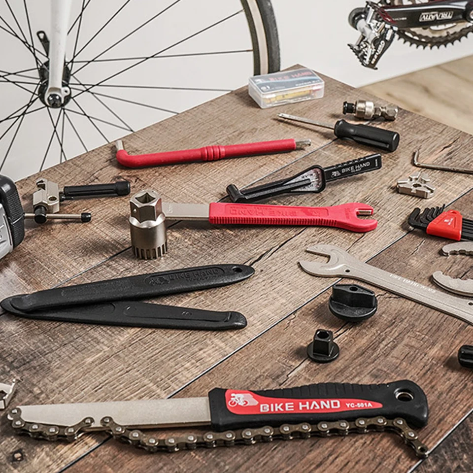 Bikehand自転車18で1ツールボックスプロのメンテナンスサービスツール