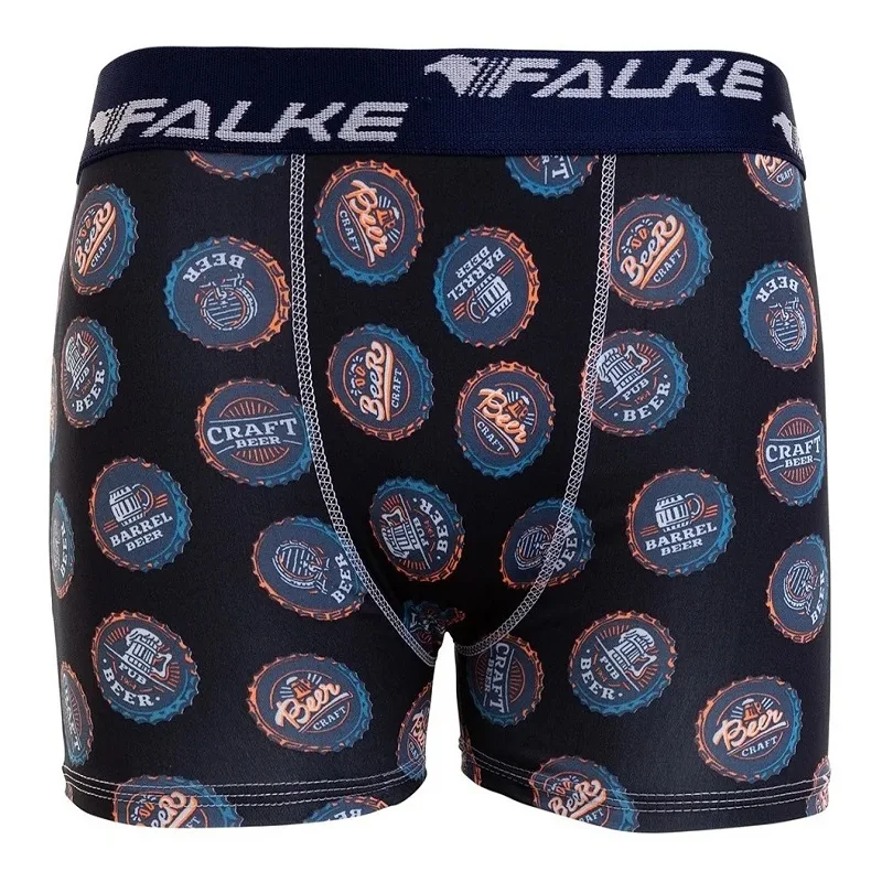 10 طقم سروال داخلي بوكسر الكبار ستوكات مطبوعة القطن بطانة