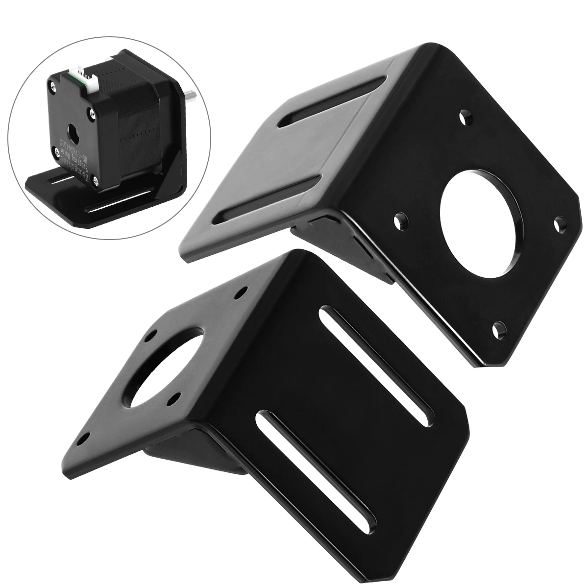 90° Motorhalterung für Nema 17 Schrittmotor 90° Motorhalterung für Nema 17 Schrittmotor
