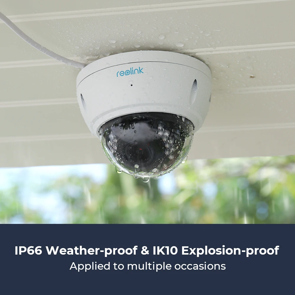 Imagem -04 - Reolink-câmera de Vigilância de Segurança Externa 4k Poe ip 8mp Zoom Óptico 5x Ik10 Câmera Recondicionada à Prova de Explosão