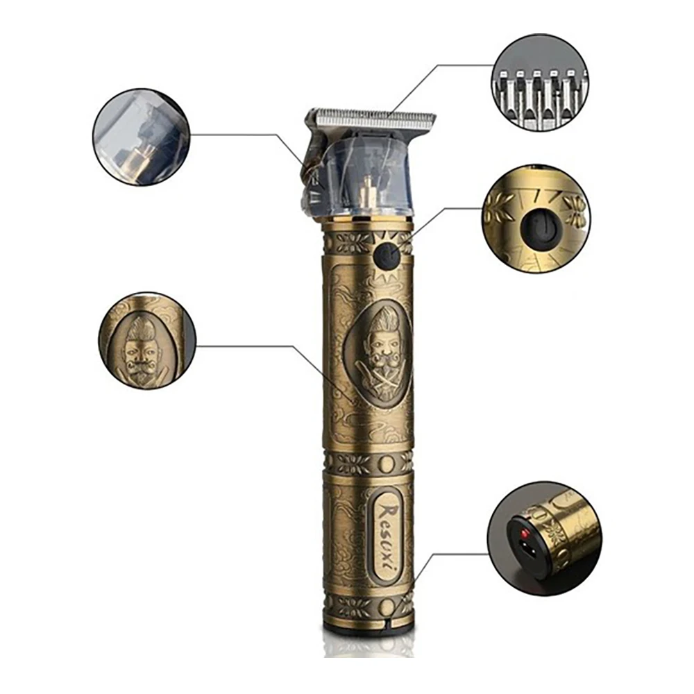 Powertec-afeitadora profesional para hombres, máquina de afeitar eléctrica, recortadora, barbero, maquina de cortar cabello