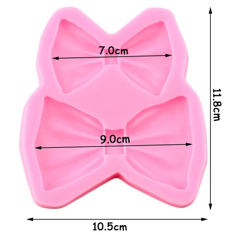 Mustache Tie Bows Soap Silicone Mold DIY Wedding Fondant Molds Cake Decorating Tools Candy Clay Resin Chocolate Gumpaste Moulds