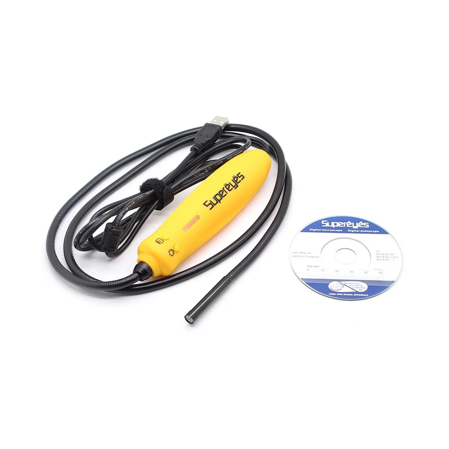 7mm 50X magnification Supereyes N013j USB inspection endoscope submersible