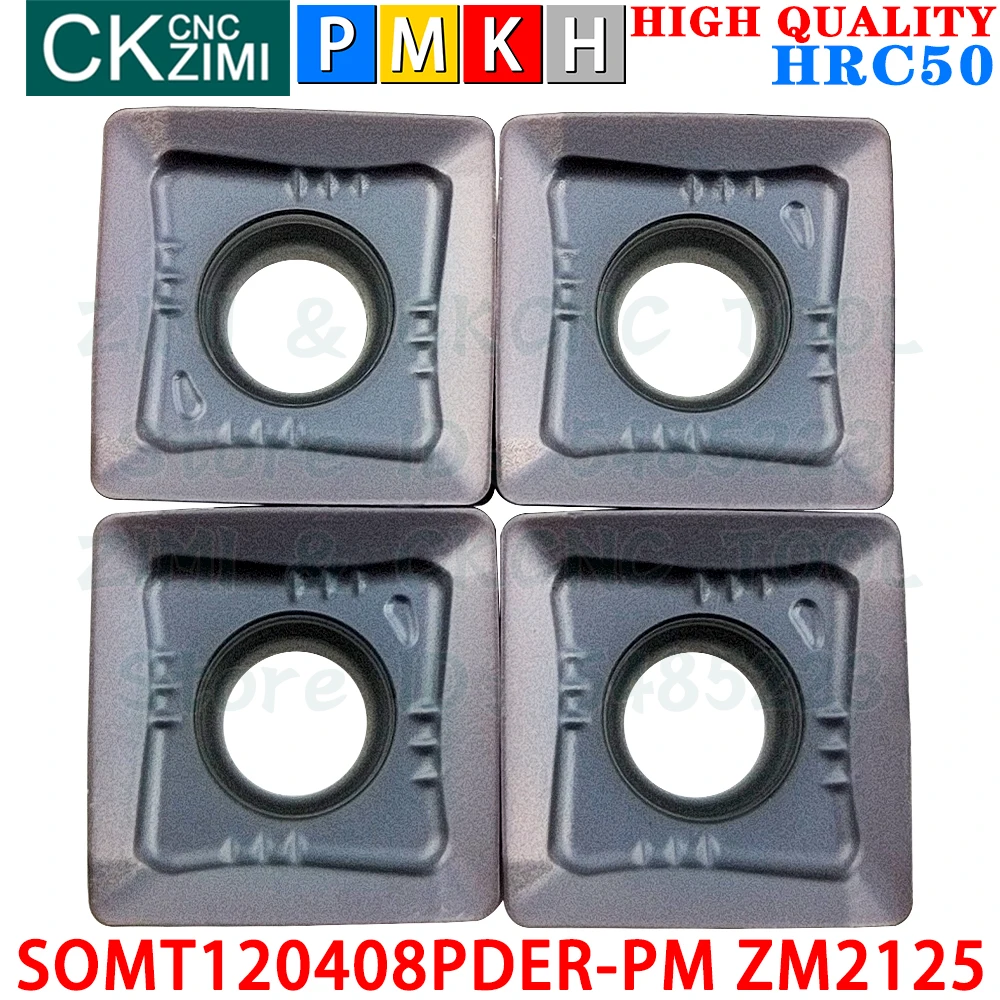 

SOMT120408PDER-PM ZM2125 SOMT 120408 PDER Carbide Inserts milling inserts tools CNC Metal lathe milling Cutting Indexable Tools