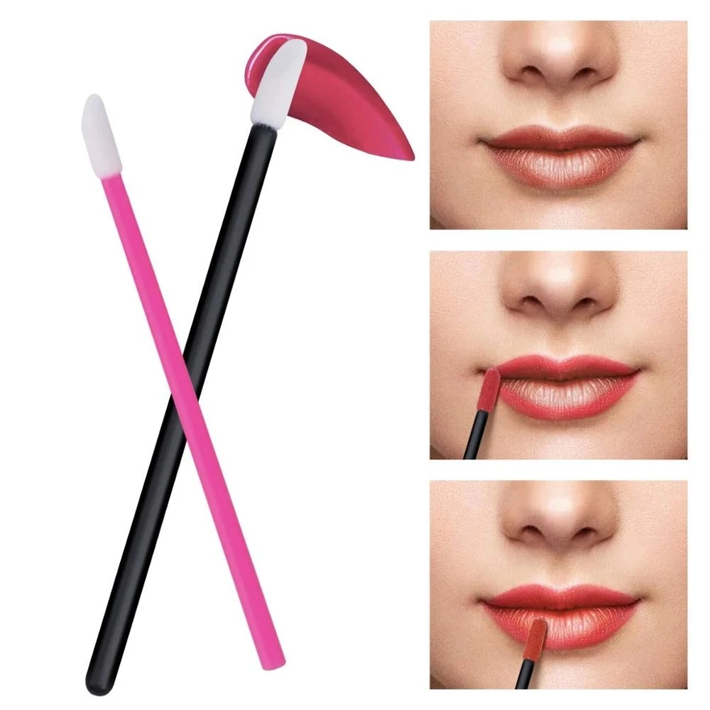 150 Pcs Disposable Make up Lip Brush Lipstick Gloss Wands Applicator Makeup Brushes Portable Eyelash Cosmetic Beauty Tools