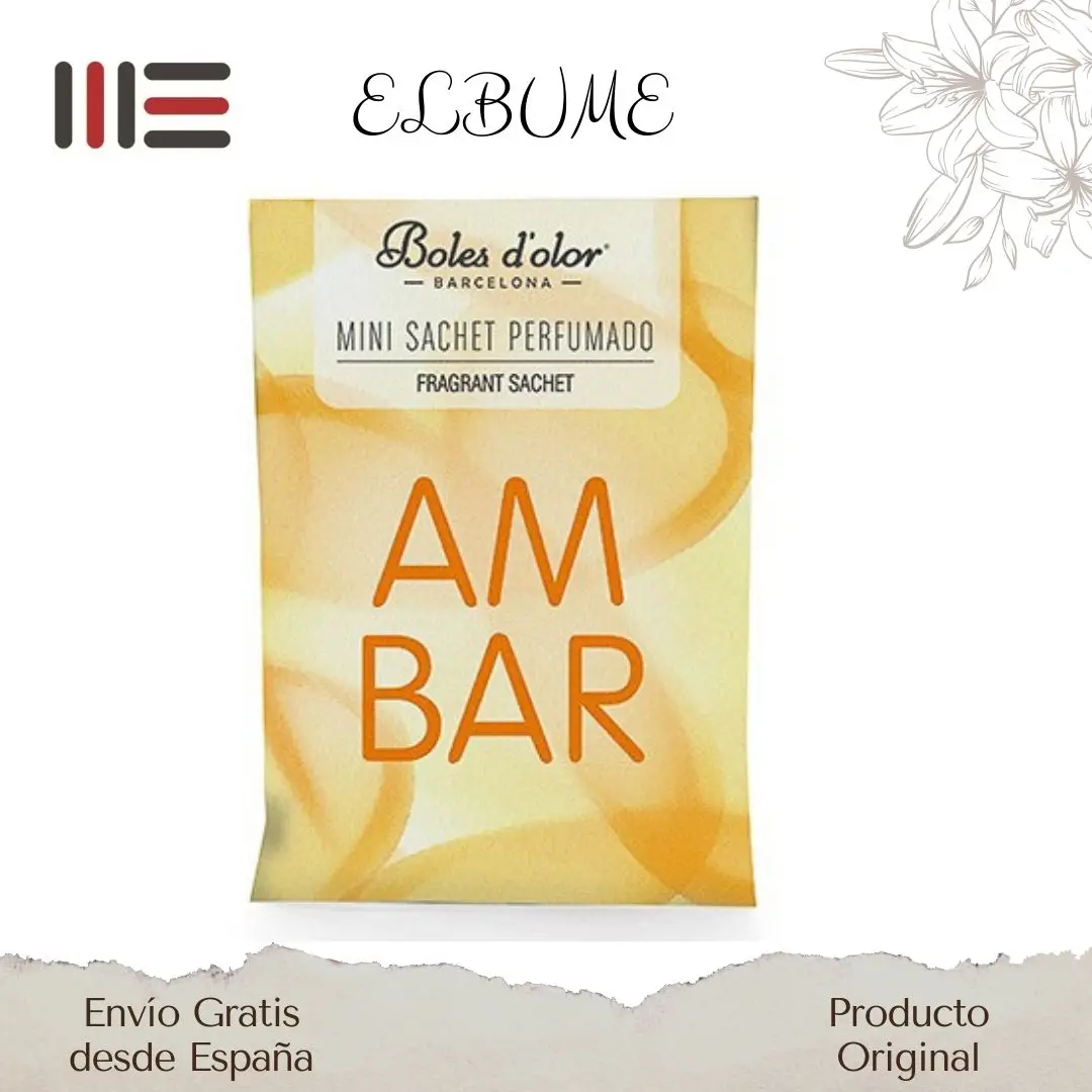 Boles D 'olor AMBAR perfume air freshener fills your cupboards, car, drawers, clothes boxes, shoe racks of nice scented aromas. The small environment that does not take up space lasts 6 months active.