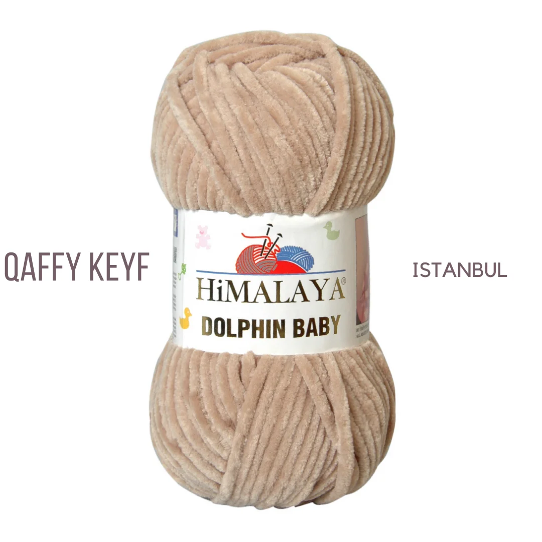 Himalaya Dolphin Baby, 1Pack 8 Balls, Velvet yarm Baby Craft Alize Handcrafted Soft Bulky Dolce Velluto