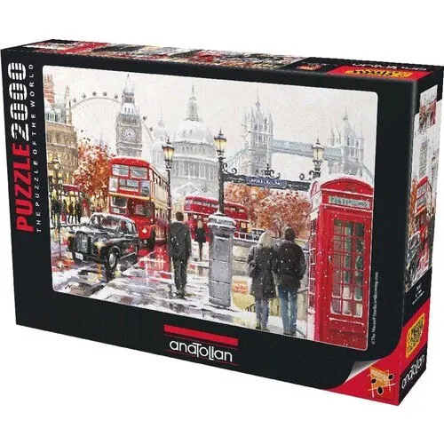 Anatolian 2000 Piece London Puzzle-Game-Leisure-Family, Fast Delivery From Turkey