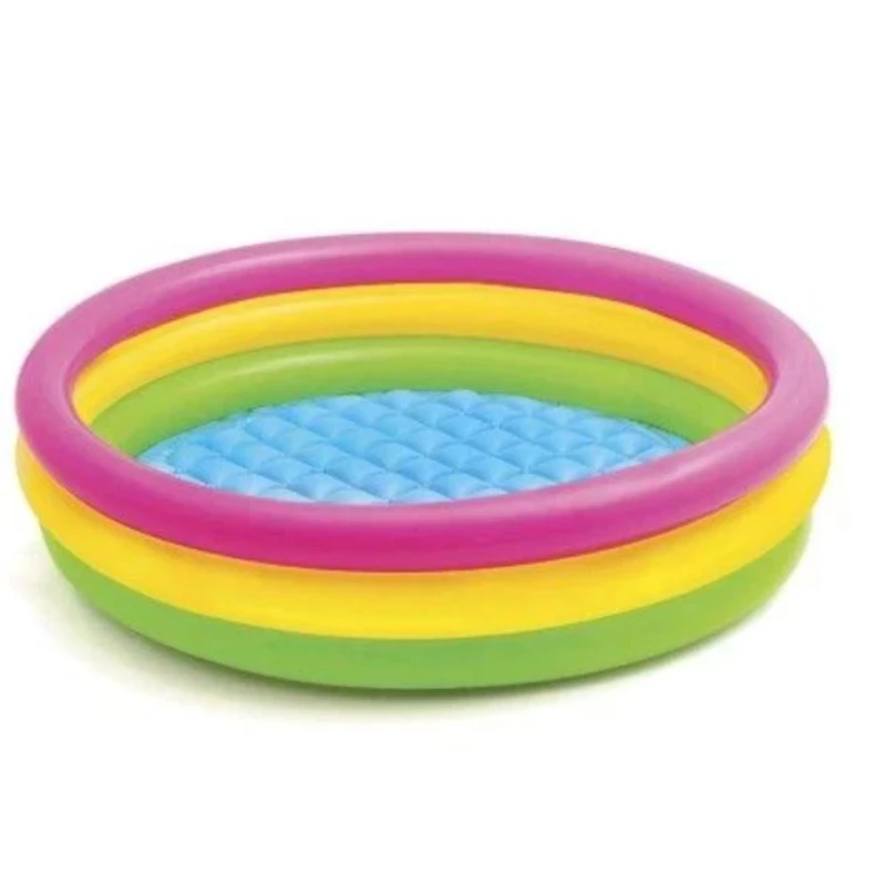 Intex 57412np-piscina hinchable con 3 aros, 114x25 cm,  capacidad para 131 litros de agua