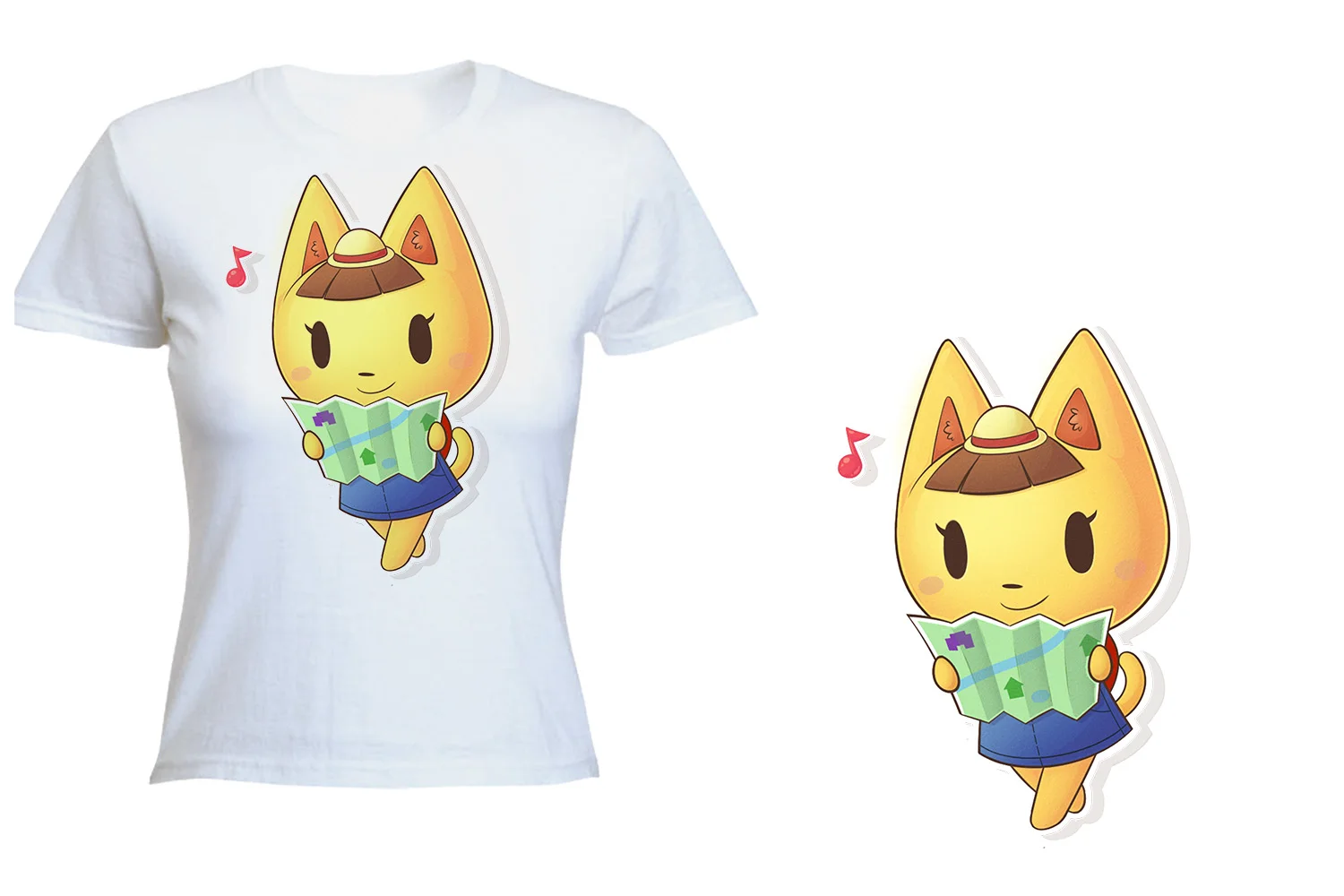 T-SHIRT A3 FOR CAT WOMAN CHIBI VERY CUQUI T-shirt