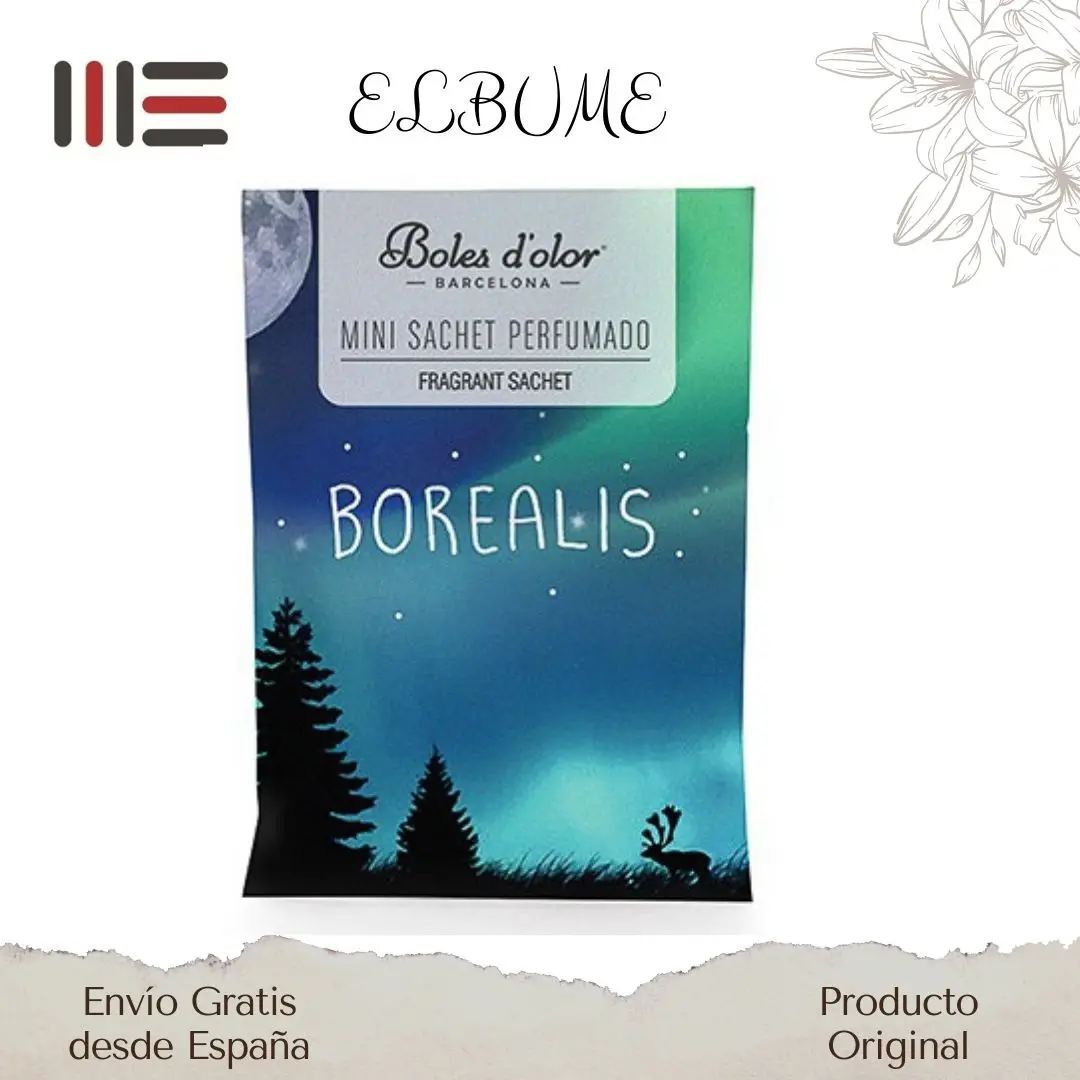 Boles D 'olor BOREALIS perfume air freshener fills your cupboards, car, drawers, clothes boxes, shoe racks of nice scented aromas. The small environment that does not take up space lasts 6 months active.