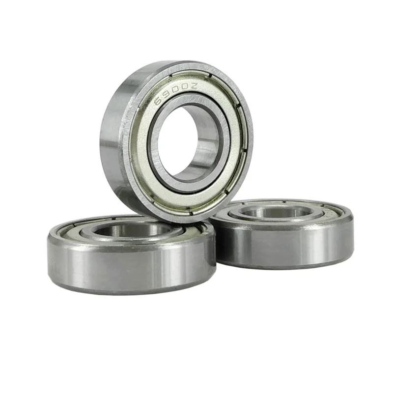 1 Cái 10Mm X 22Mm X 6Mm 6900Z Rãnh Sâu Kim Loại Đôi Che Chắn Bóng Chịu Lực Cao Cấp tốc Độ Cao Độ Ồn Thấp Vòng Bi Thép Không Gỉ