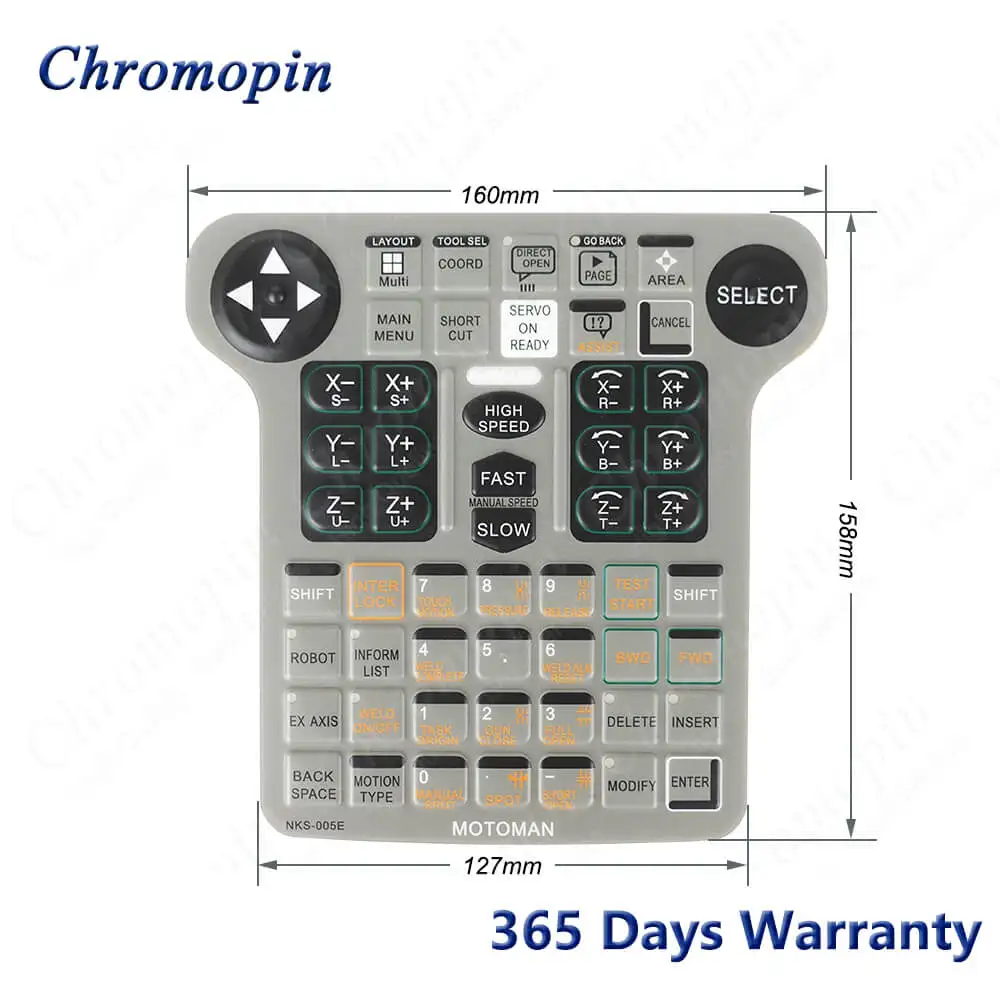 NKS-005E Membrane Film for Yaskawa MOTOMAN NX100 Robot Teach Pendant Membrane Overlay Foil
