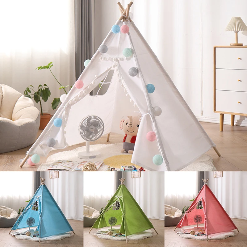 

Newborn Photography Props Mini Wigwam Tent Children'S Entertainment Solid Wood Tent Studio Shooting Teepee Baby Photo Prop