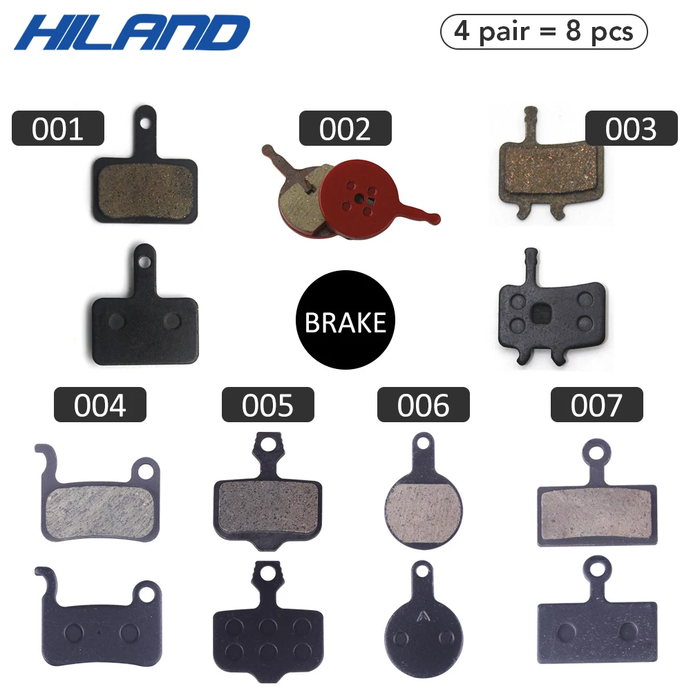 

MTB Mountain Bike Disc Brake Pads Bicycle Disc Brake Hydraulic Disc Brake Pad Semi-Metallic Cycling Brake Pad