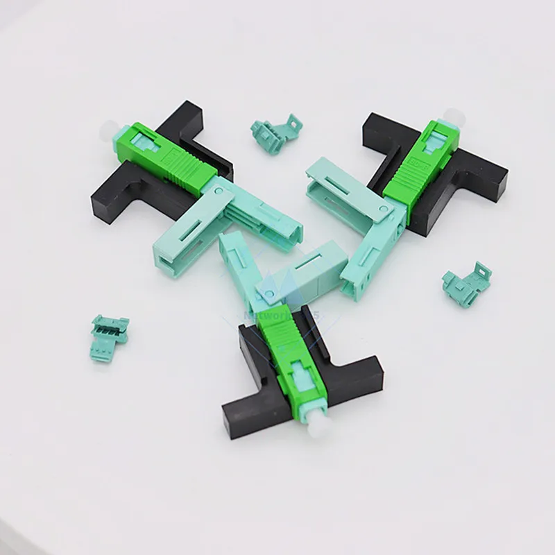 Free Shipping Fast Connector 53MM SC APC Field Connector SM FTTH Optical Fiber connector 53mm apc