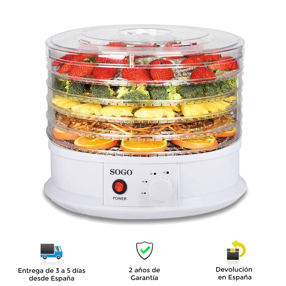 Sogo rotary food dehydrator, dry, conserve, nutrients, fruits, vegetables, herbs, quality, modern, Dehydrator