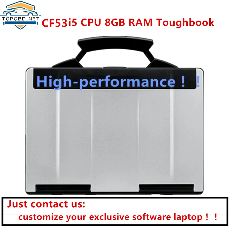 High performance for Panasonic cf53 4GB/8GB RAM i5 cpu Anti-Corrosion CF53 Toughbook computer Used for MB Star C4 and C5