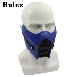 Bulex Mortal Kombat Resin Cosplay Masks MK Scorpion Face Sub-Zero Mask Masker Unisex Halloween Cosplay Props