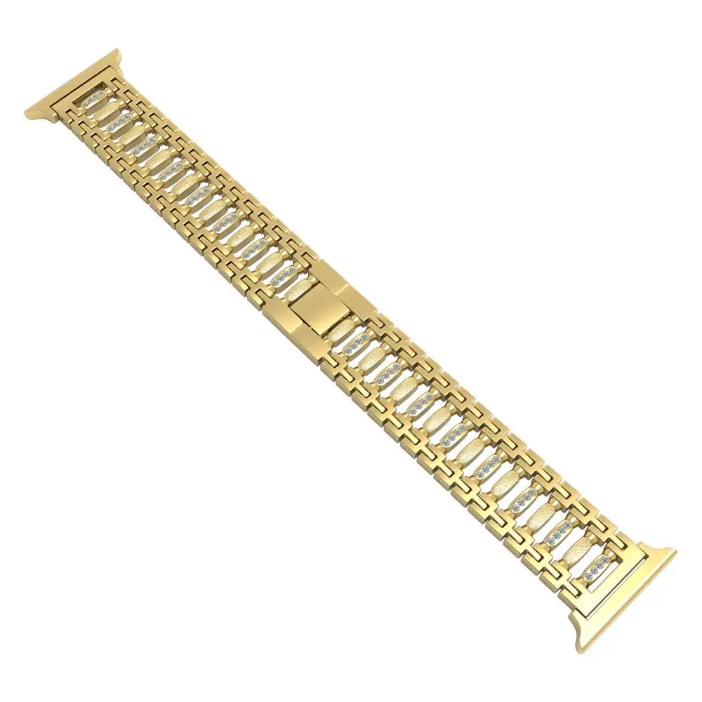 Watch Bracelet Chain  For Smart Watch Smart Watch Replacement Strap 38mm 40mm 42mm 44mm For Stainless Steel Watch Band