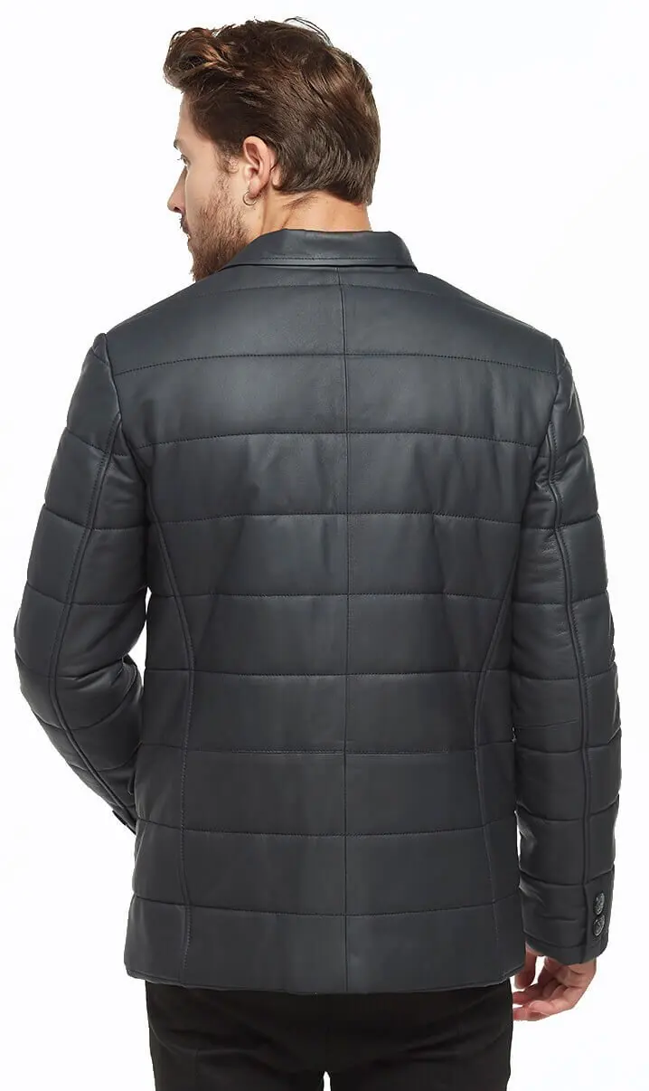 Morazzi Áo Bơm Hơi Áo Khoác Da Hải Quân Orjinal Da Cừu Thu Đông 2022 Biker Slim Size Lớn VintageTürkiye