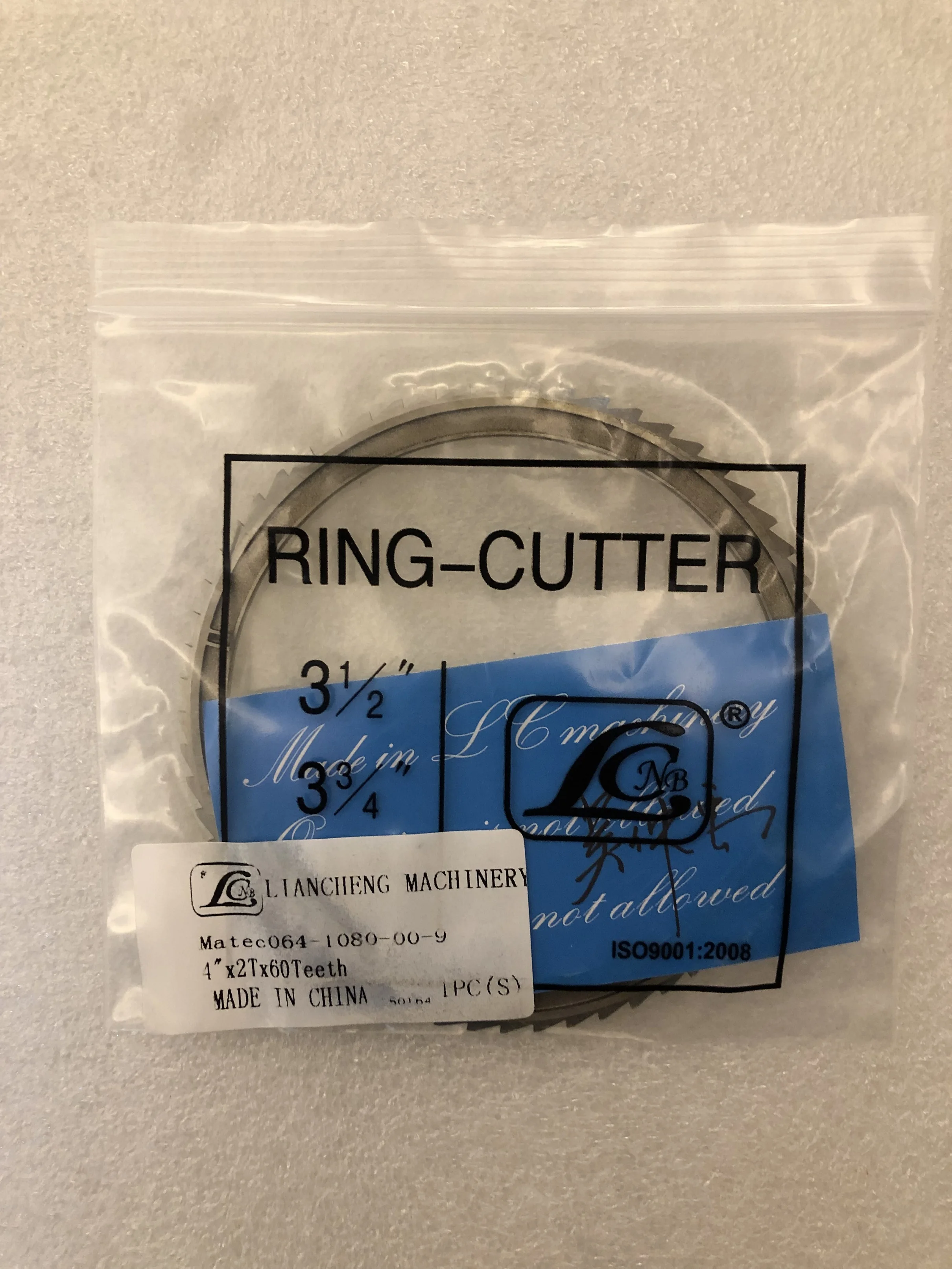 Matec-máquina de calcetines Mono 4 uso Sierra Cuttter 064-1080 00-9 - 4x2Tx60 dientes
