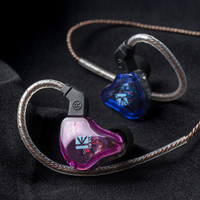 Keephifi KBEAR KS2 1BA+1DD Hybrid Drivers Hifi In-Ear Monitor Sports Headphone Running Earbuds Diamond Earphones Music Headsets