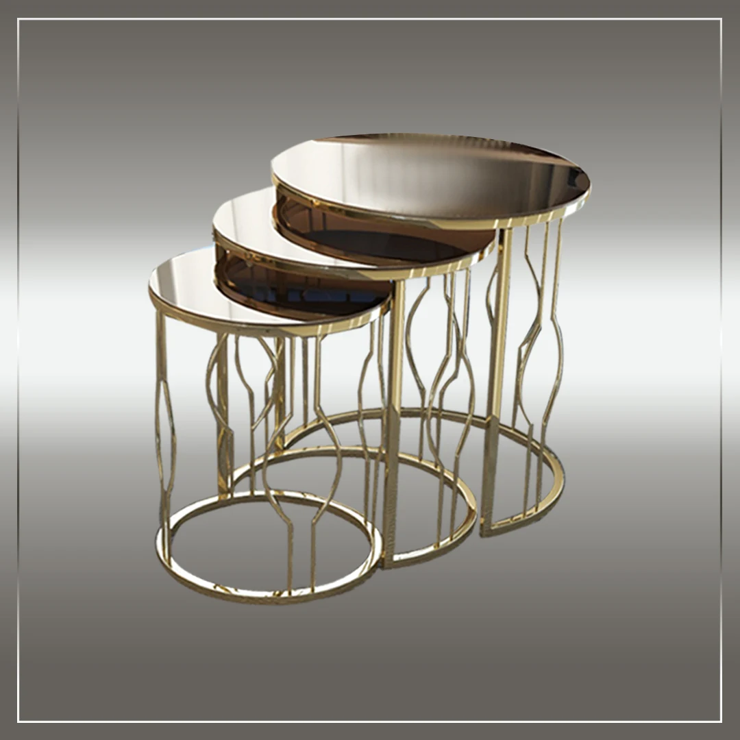 WIRE NESTING TABLE,COFFEE TABLE,HOME GIFT,FURNITURE,SEATING GROUP,HOME ACCESSORIES,INTERIOR,METALWORKING,MIRROR