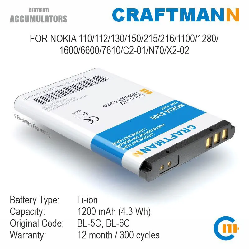 Codeinum on AliExpress: High-Quality Mobile Phone Batteries for Nokia Devices