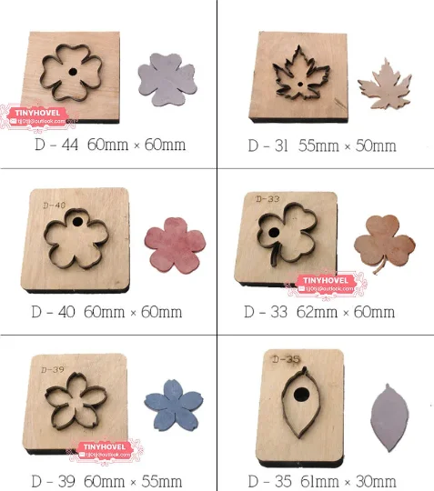 Cutting Dies Wooden Die Cut Scrapbooking for Leather, Suitable for Common Leather Cutting,Big Shot Machine