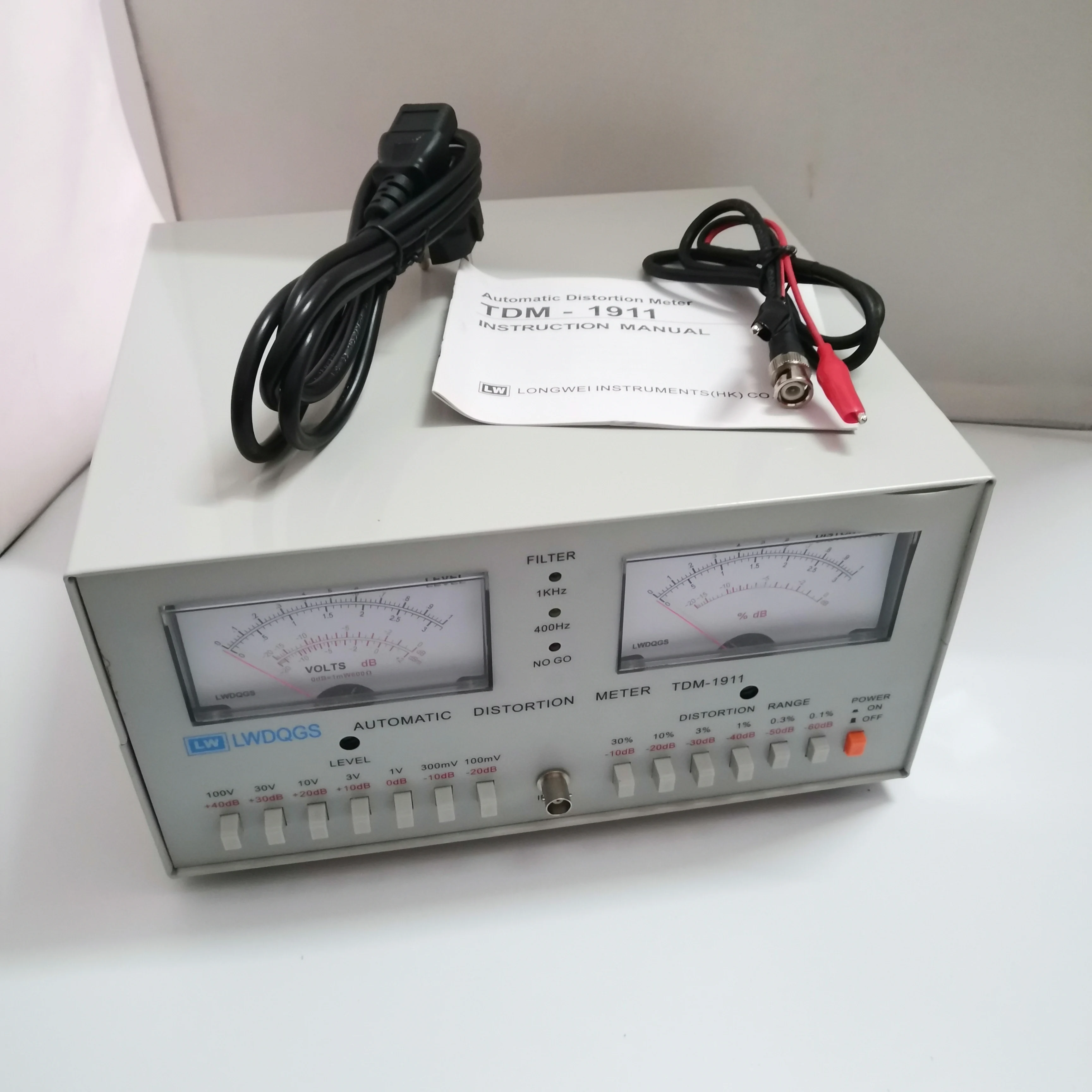 TDM-1911 Automatic Distortion Meter 0.01% - 30% Audio Signal Distortion Analyzer