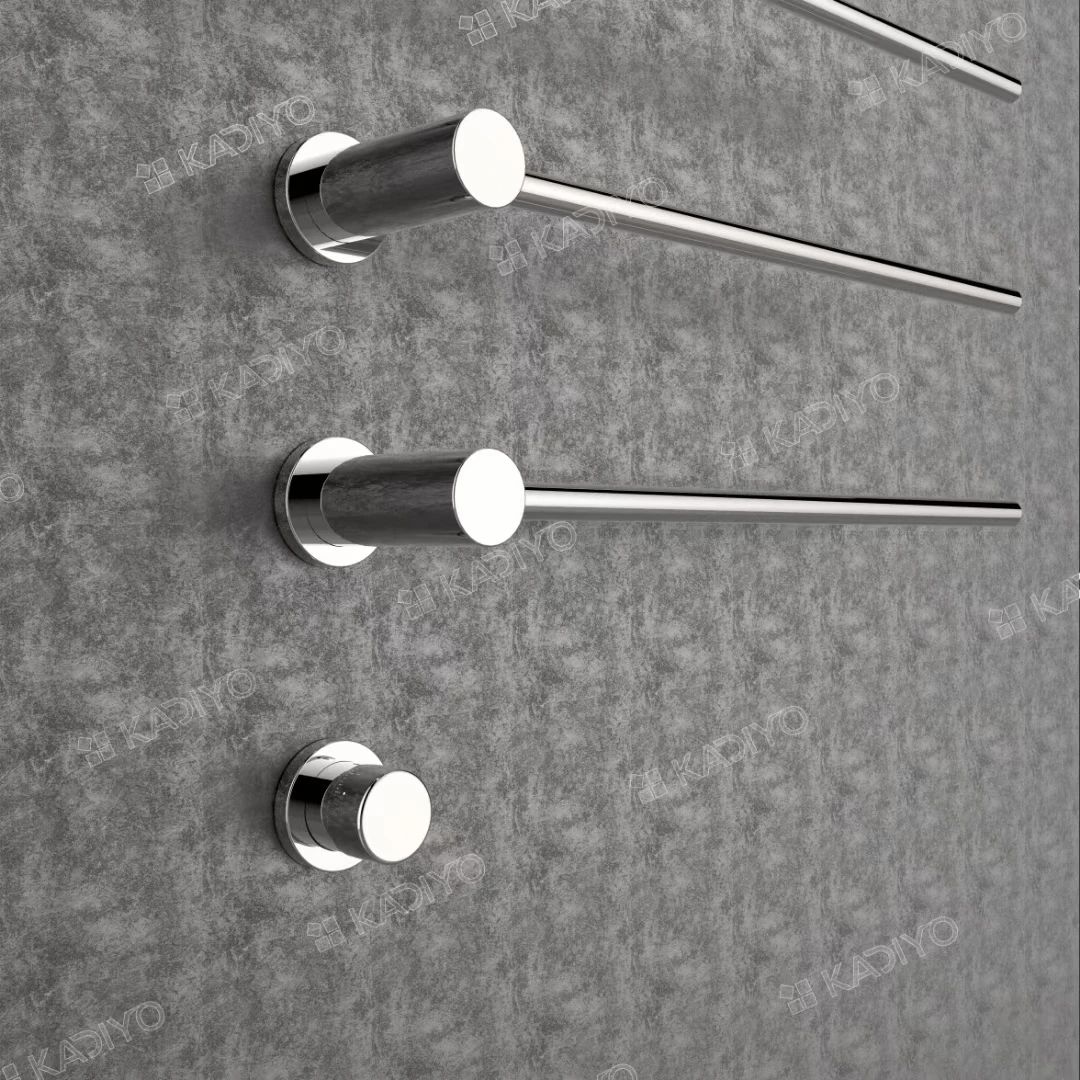 Bad Elektrische Handtuch Rack 3 + 1 bars ( Gun Grau Farbe)