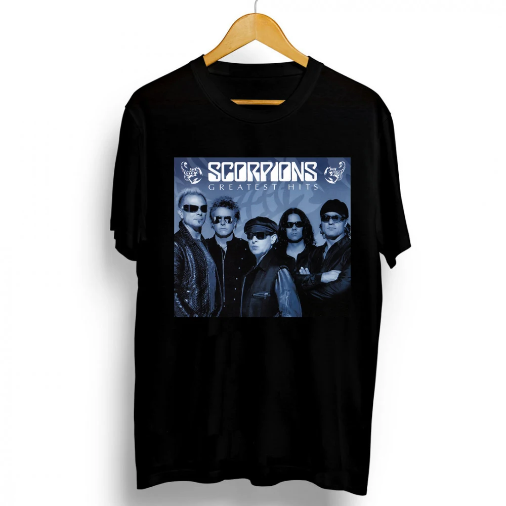 Men T Shirt Scorpions Heavy Metal Rock Band 56th Anniversary 1965-2021 New Graphics Poster Cover Cotton Round Neck Women Tshirts