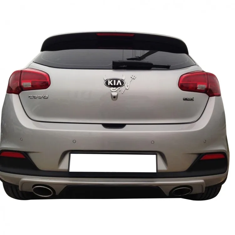 Sport Rear Tail Diffuser Lip Plastic For Kia Ceed (2013-2016)