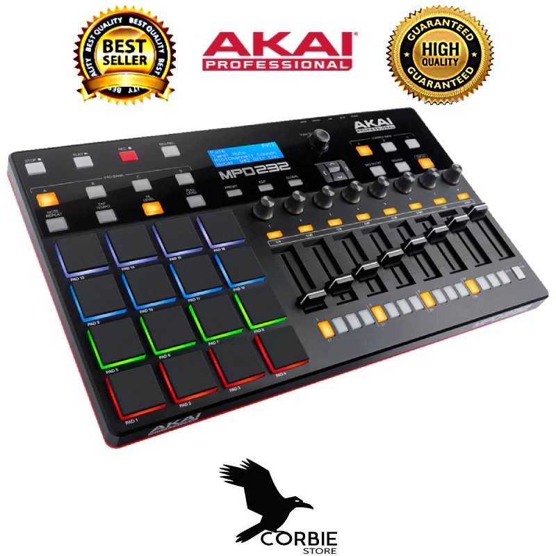 Akai Professional MPD232 / USB Pad Sequencer Controller Dj Equipment