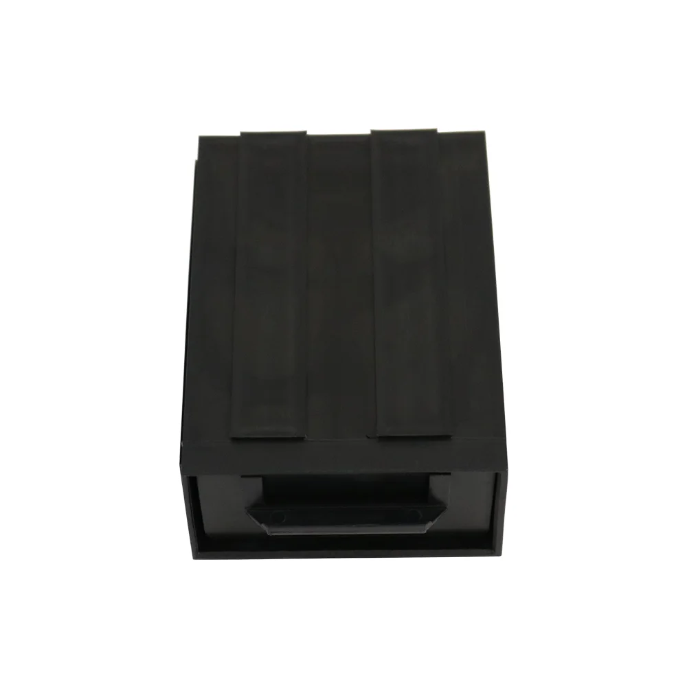 Q-DB1 ESD Drawer Boxes 138X92X48mm Organize SMD IC Antistatic Conductive Storage Black Plastic Bins